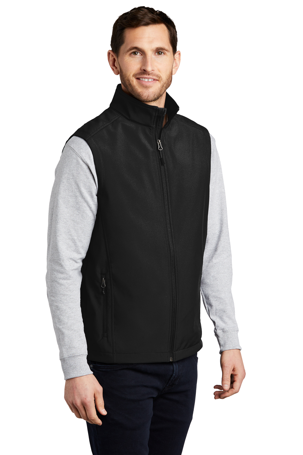port authority core soft shell vest j325